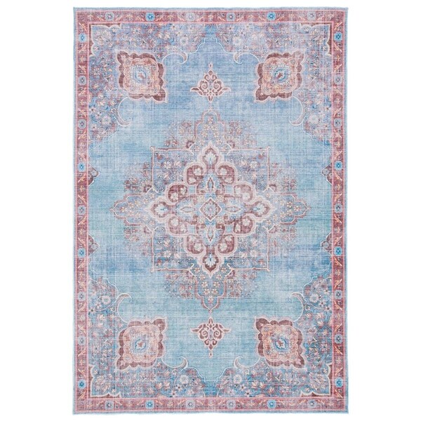 Safavieh 9 x 12 ft. Serapi Transitional Rectangle Power Loomed Rug Blue & Brown SEP580M-9 - main